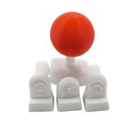 Teclas de joystick Arcade: novedad impresa en 3D para practicar | Resina ABS con textura suave, accesorio de botón teclado analógico para torneos deportes electrónicos, oficina en casa juegos