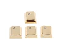 Teclas de metal de aleación WASD Directions Keycap para teclados mecánicos Teclas actuales actualizaciones