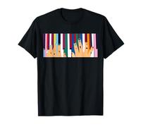 Teclas de Piano Teclado Pianista Músico Músico Jazz Camiseta