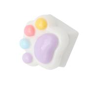 Teclas de resina 3D con garra de gatito para teclados mecánicos para decoración de teclado de computadora de juegos, 1 unidad