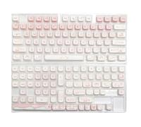 Teclas de teclado mecánico, 134 piezas, juego completo de teclas con temática de fiesta de gatitos, altura MAO, escritura cómoda