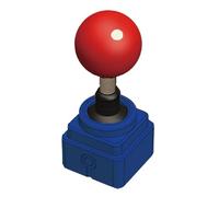 Teclas ergonómicas de palanca de mando retro auténticas para juegos, fácil instalación, selección de colores