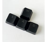 Teclas gruesas retroiluminadas negras G512/G Prox Cross Axis, adecuadas para teclado mecánico Logitech G512 para juegos, interruptores MX táctiles lineales clicky (WASD)