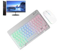 Teclas inalámbricas iluminar, iluminar teclado y | 2 modos de luz teclado con juego de 7 colores, teclado para ordenador portátil, accesorios electrónicos para la escuela, oficina