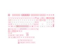 Teclas mecánicas Christol PBT Keycaps 146 Cute Theme DyeSublimation Pink Keycap Set MAD Profile PersonalizedGirls Teclados mecánicos
