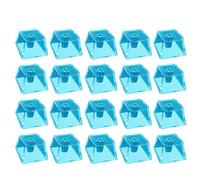 Teclas originales, teclados mecánicos, teclados en blanco, personalizados, para jugadores, transparentes, teclas de cristal, interruptores Mx, altura original