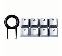 Teclas para juegos FPS y MOBA para teclado mecánico para juegos Cherry MX Razer, Corsair, HyperX y Logi G610 G710 (plata-WASD↑↓←→)