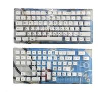Teclas PBT de 135 teclas, color blanco, japonés, sublimaciones, perfil XDA, para 61/87/104/108, teclados mecánicos