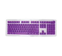 Teclas PBT de alta durabilidad, doble inyección, caracteres translúcidos que brillan a través de ellas, compatibles con Cherry MX, impresión