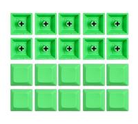 Teclas PBT DSA mejoradas de altura 1U para teclado mecánico de juegos, 20 teclas en blanco 1U, teclas DSA multicolor, tecla PBT, tecla en blanco, complemento de personalidad para computadora
