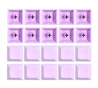 Teclas PBT DSA mejoradas de altura 1U para teclado mecánico de juegos, 20 teclas en blanco 1U, teclas DSA multicolor, tecla PBT, tecla en blanco, complemento de personalidad para computadora