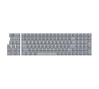 Teclas transparentes únicas para teclados mecánicos resistentes a las manchas y teclas ergonómicas de fácil uso