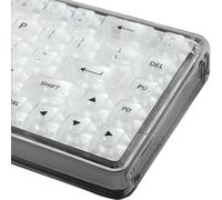 Teclas transparentes únicas para teclados mecánicos resistentes a las manchas y teclas ergonómicas de fácil uso
