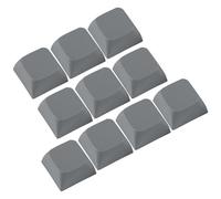 Teclas XDA2 de alto perfil multicolor de 1U para teclado mecánico para juegos y programación, 10 unidades