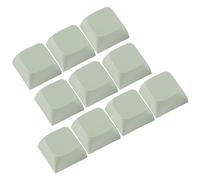 Teclas XDA2 multicolor de 1U para teclado mecánico para juegos y programación, 10 unidades
