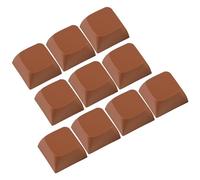 Teclas XDA2 multicolor de 1U para teclado mecánico para juegos y programación, 10 unidades