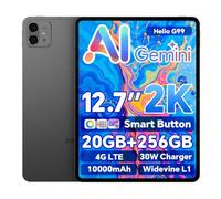TECLAST ArtpadPro Tablet 12.7“ Android 15, 256GB, 10000mAh, 4G LTE | Doble SIM, Gemini AI, Helio G99, 13MP+8MP, Android 15, Tablet Gaming, Ligero, Gris