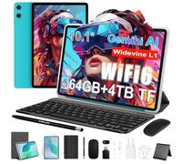 TECLAST P33 Tablet 10 Pulgadas Gemini AI, Android Tableta con 10 Accesorios, 64GB+4TB TF, 2GHz Octa-Core, Widevine L1, WiFi 6, 6000mAh/BT5.4/OTG, Tablet con Teclado+Lápiz+Fund Ratón+Auriculares, 2026