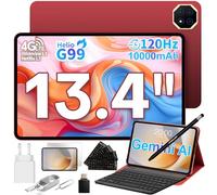 TECLAST T65PLUS Helio G99 Tablet 13.4 Pulgadas, 2.2GHz Octa-Core 120Hz Android Tableta con Teclado+Lapiz+Funda, Doble SIM 4G LTE+5G WiFi, 10000mAh/18W, 20GB RAM+128GB ROM(TF 8TB), Widevine L1/GPS/13MP