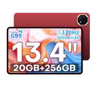 TECLAST T65PLUS Helio G99 Tablet 13.4 Pulgadas, 2.2GHz Octa-Core 120Hz Tablet Android 15, 20GB RAM+256GB ROM(TF 8TB), Doble SIM 4G LTE + 5G WiFi, 10000mAh/18W, Widevine L1/GPS/8MP+13MP/BT5.2/OTG, 2026
