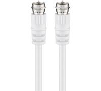 Goobay Cable antena Wentronic 11721-GB F macho/macho 1,5 m blanco