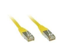 Tecline 71503Y - Cable de Ethernet con protección Estrecha contra torceduras (categoría 6, 3,0 m), Color Amarillo