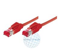 Tecline 71805R - Cable Ethernet (S/FTP, PiMF, EIA/Tia, Clase 6A, 5 m), Color Rojo