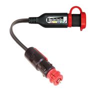 Tecmate Monitor Optimate O-126v2, Monitor del Estado de la batería/Sistema de Carga para Plomo ácido de 12 V y Iones de Litio de 12,8 V, con Enchufe Auto/DIN