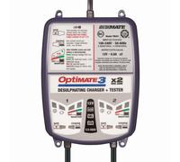 Tecmate Optimate 3 Cargador Mantenedor Ahorro 3 Bancos 12V 0.8A Dual