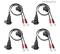 Optimate TecMate Cable O-01 x4, Cable de batería Impermeable, Deportes de Motor