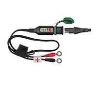 Tecmate Optimate Monitor O-127, Cable de batería de Deportes de Motor Permanente con Monitor del Sistema de Carga/Estado de la batería Integrado para baterías de Litio de 12.8 y 13.2 V
