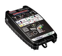 Tecmate Optimate Pro-1 Duo 11 Pasos 12V/12.8V Cargador de Ahorro de batería de Alto Rendimiento, probador y mantenedor, Negro