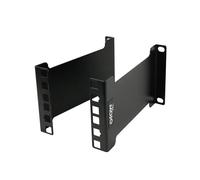 Tecmojo Adaptador/extensor de profundidad de riel de rack de servidor, 2U, 6 pulgadas, compatible con TAA, adaptador de rack empotrado, kit de adaptador de montaje en bastidor, extensor de rack de red