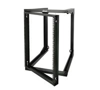 Tecmojo Estante de montaje en pared de 15U, estante de servidor, estante de servidores de marco abierto, estante de red para computadora de 19 pulgadas, AV/datos/equipo multimedia, profundidad de 24