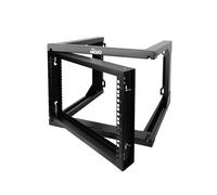 Tecmojo Estante de Servidor de Montaje en Pared 6U, Estante de Red de Marco Abierto para computadora de 19 Pulgadas, AV/Datos/IT/Equipos Multimedia, Profundidad de 18 Pulgadas, Agujeros de Montaje de