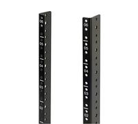 Tecmojo - Juego de rieles verticales para servidores de 6U, kit de rieles de rack de bricolaje, 12-24 tornillos x 48 incluidos para montar el equipo