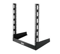 Tecmojo Mini estante de escritorio de 2 postes con soporte libre para oficina en casa, estante de marco abierto para AV/datos/audio/equipo de estudio de 19 pulgadas (12U)