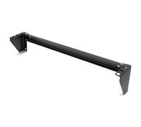 Tecmojo Soporte de montaje en pared vertical de 1U, soporte de panel de conexión plegable para interruptores de 19 pulgadas, equipo de IT/datos, estante de servidor de marco abierto con capacidad de