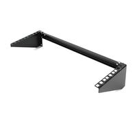Tecmojo Soporte vertical de pared 3U, soporte de panel de conexión plegable para interruptores de 19 pulgadas, equipo de datos y TI, rack de servidor de marco abierto con capacidad de 20 kg, montaje