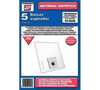 Pack de 5 bolsas de aspirador tecnhogar adaptable modelos solac, taurus, ufesa