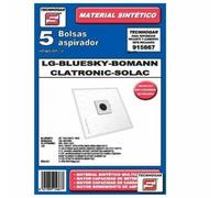 Pack de 5 bolsas de aspirador tecnhogar adaptable lg vcp243rdn y vcr583sts