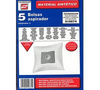 Tecnhogar 915674 Bolsa Aspirador, Fibras sintéticas, Blanco