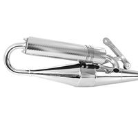 tecni Gas Next de R cromo/cromo, Tuning - Escape compatible con Gilera Runner 50, Runner SP 50, Gilera Dna 50, Gilera Ice 50