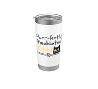 Tecnica de farmacia y parafarmacia Auxiliares Gato Purrfect Vaso térmico de acero inoxidable de doble pared