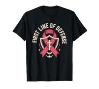 Tecnica De Mamografia Cancer Mama Primera Linea Deteccion Camiseta