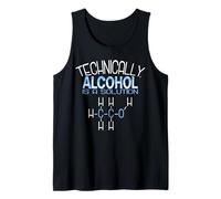 Técnicamente el Alcohol es una solución Química Divertida Camiseta sin Mangas