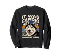Técnicamente no fue Cardiovascular Escapar del Perro Husky Sudadera