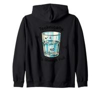 Técnicamente Siempre es una Broma científica Completa Sudadera con Capucha