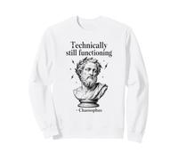 Técnicamente Todavía Pensando Sócrates Filosofía Humor Sudadera