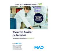 Tecnico/a auxiliar de farmacia volumen 1 extremadura